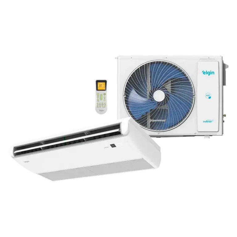 Ar Condicionado Piso Teto Elgin Inverter Plus 48000 Btus Frio 220v R-32